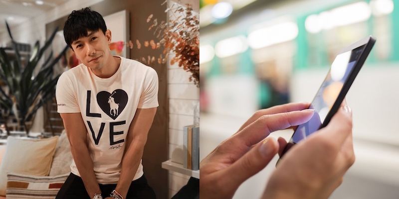 The scammer took on the persona of Kai Liu00e2u20acu2122s favourite actor Desmond Tan (pic) to trick her into handing over the money. u00e2u20acu201d Pictures from Instagram/thedesmondtan and AFP