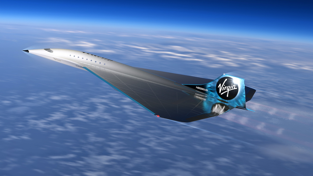 Virgin Galactic Unveils Mach 3 Aircraft Design for High Speed u00e2u20acu201d Picture courtesy of Virgin Galactic