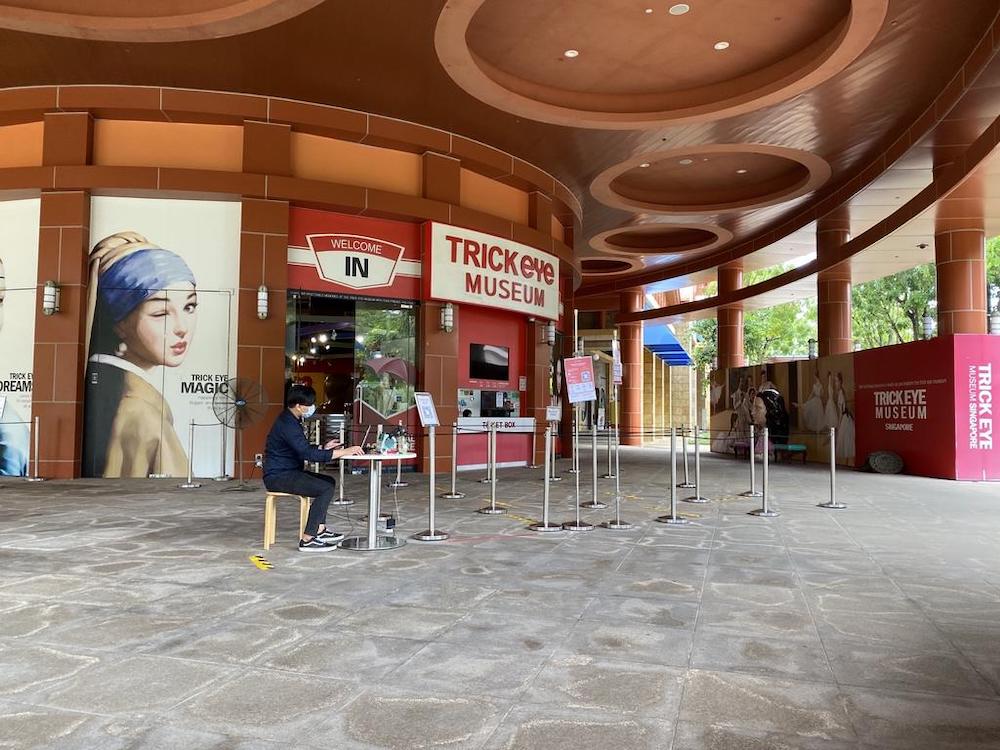 The Trick Eye Museum was quiet when TODAY visited on July 27, 2020. u00e2u20acu201d TODAY pic