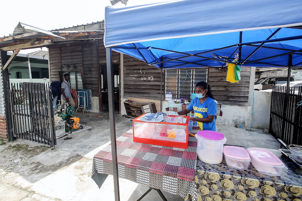 C. Sivananthini hopes more job opportunities will be provided for the people in Slim River. — Picture by Farhan Najib