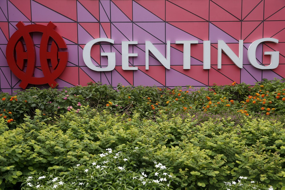 A Genting signage is pictured outside their hotel in Singapore February 11, 2016. u00e2u20acu201d Reuters pic