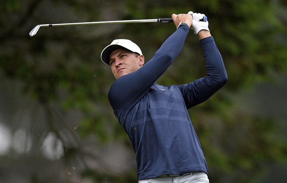 Cameron Champ tees off on the 3rd hole during the final round of the 2020 PGA Championship golf tournament at TPC Harding Park in San Francisco August 9, 2020. u00e2u20acu201d Picture by Kelvin Kuo-USA TODAY Sports via Reuters