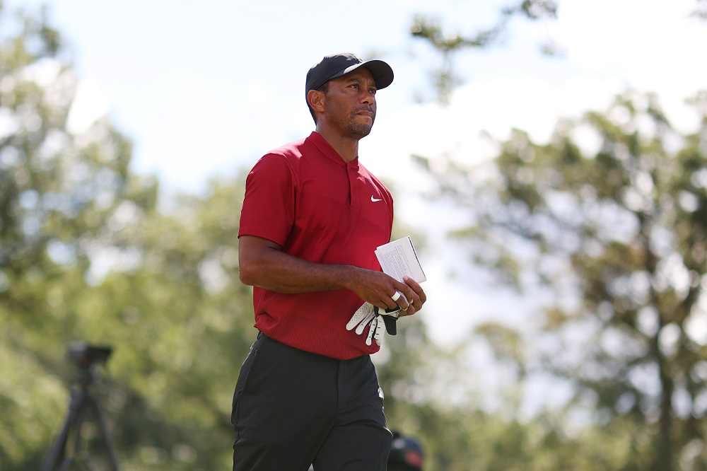 Tiger Woods walks the seventh hole during the final round of the BMW Championship golf tournament at Olympia Fields Country Club in Illinois August 30, 2020. u00e2u20acu201d Picture by Brian Spurlock-USA TODAY Sports via Reuters