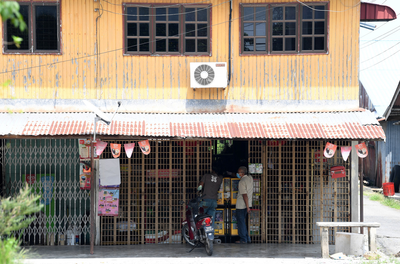 Suasana pekan Kuala Sanglang di Perlis, Aug 7, 2020. u00e2u20acu201d Foto Bernama