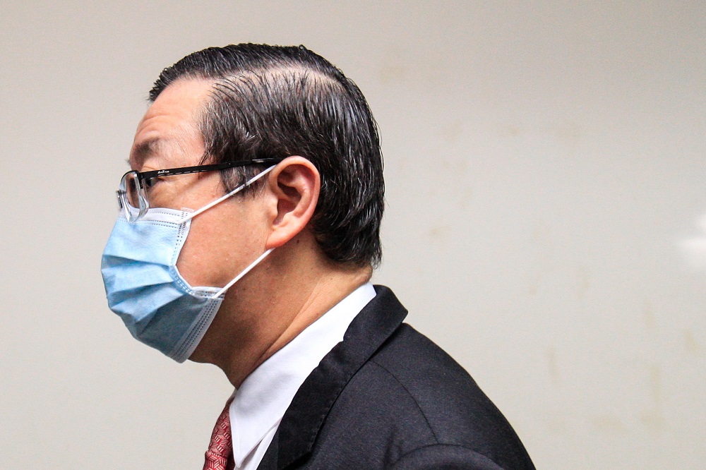 Lim Guan Eng arrives at the Butterworth courthouse August 10, 2020. u00e2u20acu201d Picture by Sayuti Zainudin