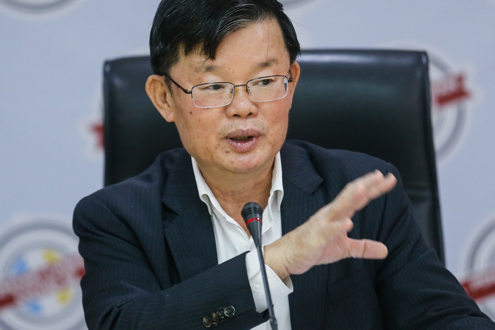 Penang Chief Minister Chow Kon Yeow speaks during a press conference at Komtar in George Town August 14, 2020. u00e2u20acu201d Picture by Sayuti Zainudin