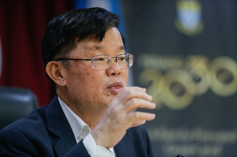 Penang Chief Minister Chow Kon Yeow speaks during a press conference at Komtar in George Town August 14, 2020. u00e2u20acu201d Picture by Sayuti Zainudin