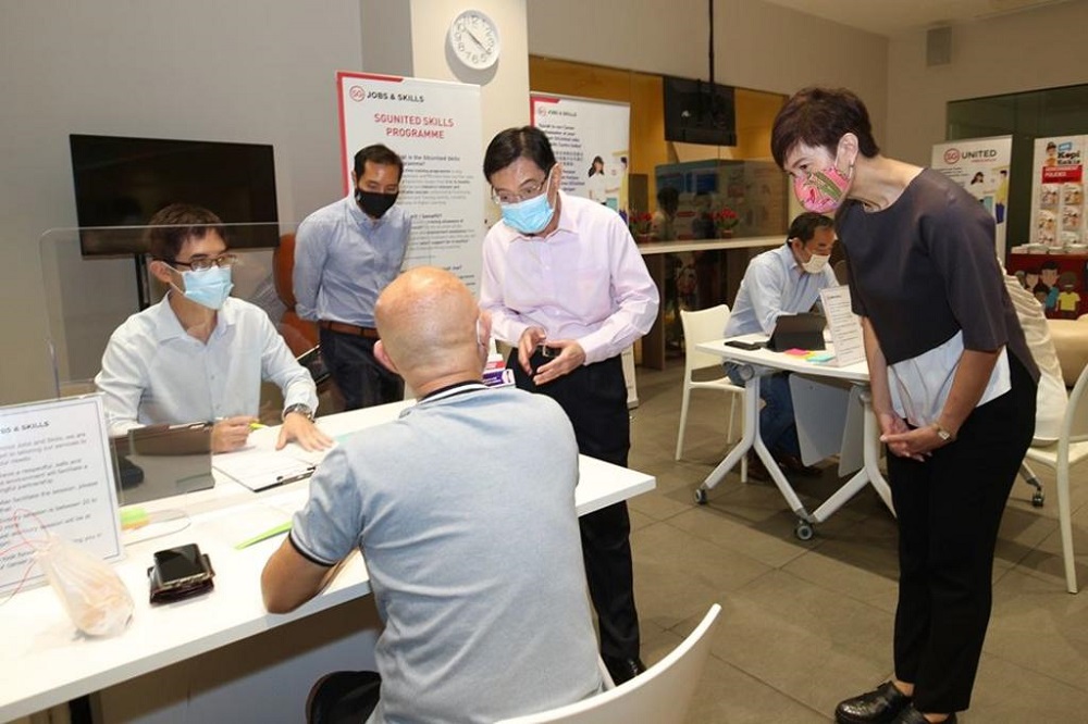 Heng Swee Keat said in a Facebook post on Friday that as more sectors re-open gradually, the Singapore government will have to u00e2u20acu02dcevolve and taperu00e2u20acu2122 the support provided. u00e2u20acu201d TODAY pic