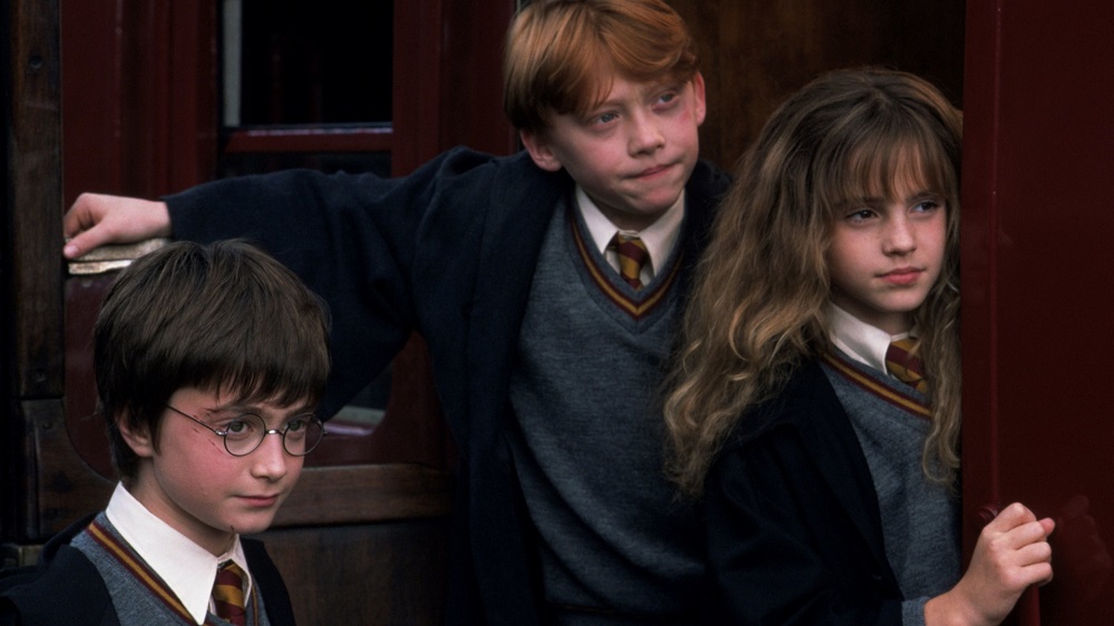 Based on the JK Rowling novel, u00e2u20acu02dcHarry Potter and the Philosopheru00e2u20acu2122s Stoneu00e2u20acu2122 launched the careers of Daniel Radcliffe, Rupert Grint and Emma Watson. u00e2u20acu201d Picture courtesy of Warner Bros France