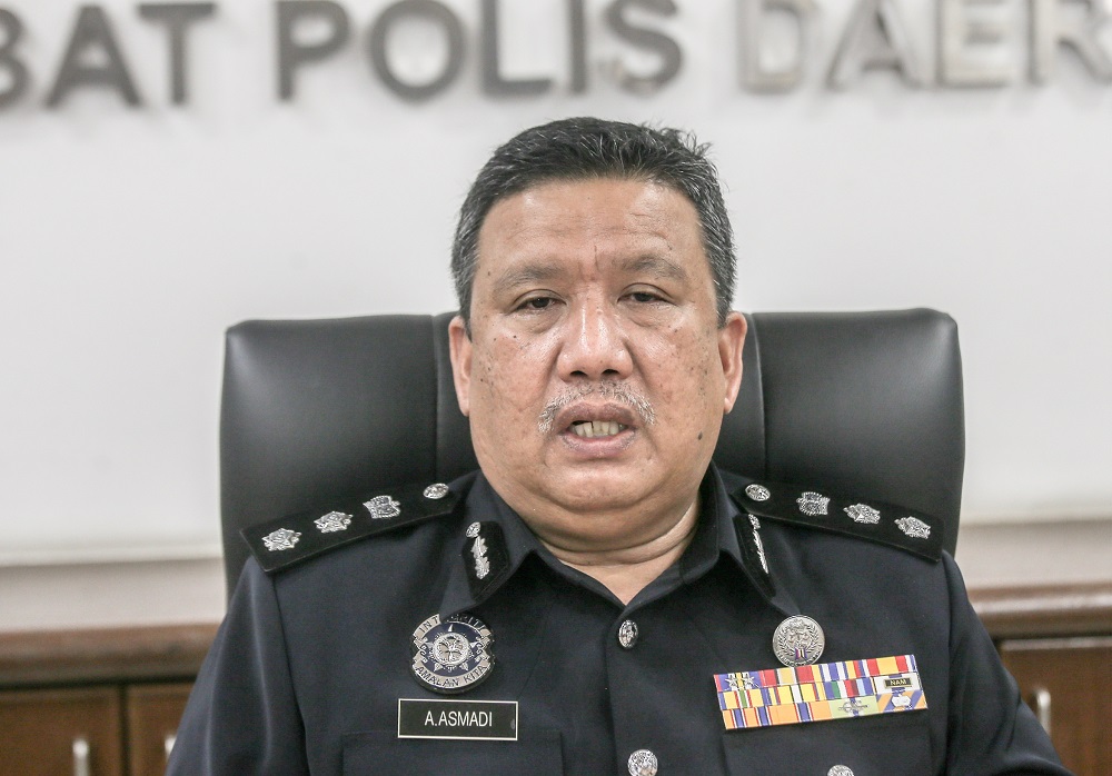 Ipoh Police Chief ACP A. Asmadi Abdul Aziz speaks during a press conference in Ipoh August 21, 2020. u00e2u20acu201d Picture by Farhan Najib