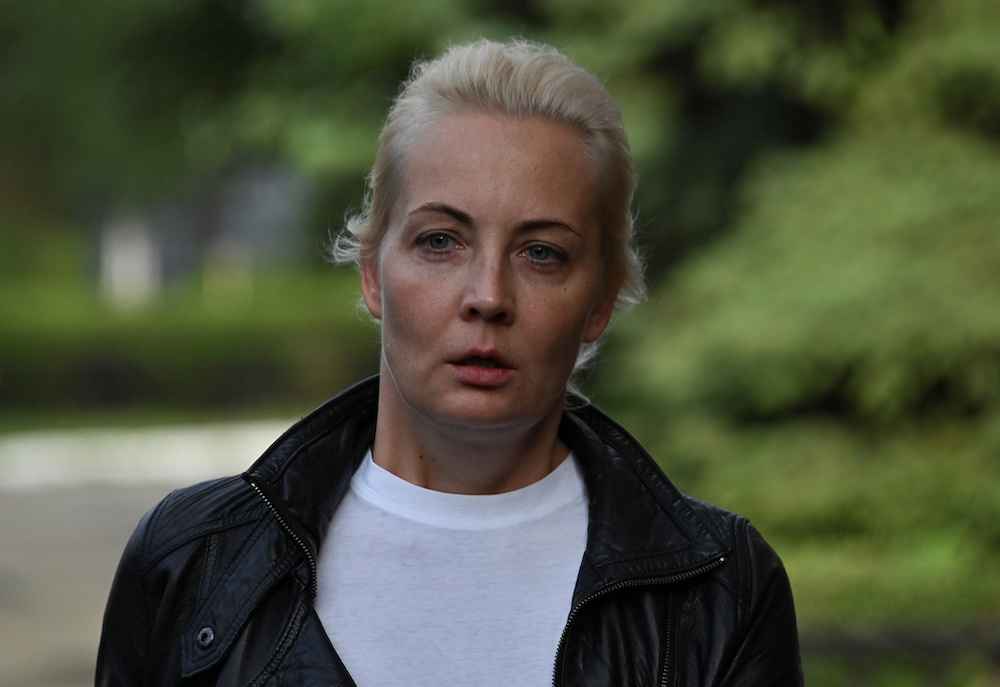 Yulia Navalnaya, wife of Russian opposition leader Alexei Navalny walks near a hospital, where Alexei receives medical treatment in Omsk, Russia August 21, 2020. u00e2u20acu201d Reuters picn n