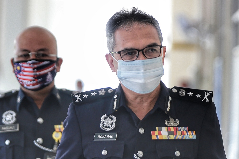 First witness in the Nora Anne inquest, Negri Sembilan police chief Datuk Mohamad Mat Yusop, arrives at the Seremban Court Complex August 24, 2020. u00e2u20acu201d Picture by Ahmad Zamzahuri