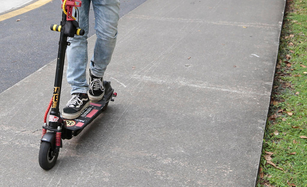 Deputy Public Prosecutor Joseph Gwee said that users of personal mobility devices riding rashly or negligently is still prevalent. u00e2u20acu201d TODAY pic