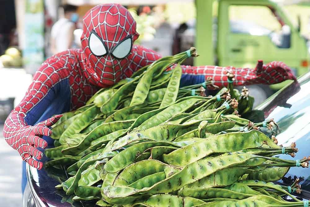 Selvakumar said he chose to “be” Spider-Man because it is a character that is loved by many. —Picture courtesy of SJ Echo.