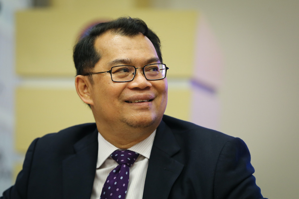 Auditor-General Datuk Nik Azman Nik Abdul Majid speaks during a press conference at the National Audit Department headquarters in Putrajaya August 24, 2020. u00e2u20acu201d Picture by Yusof Mat Isa