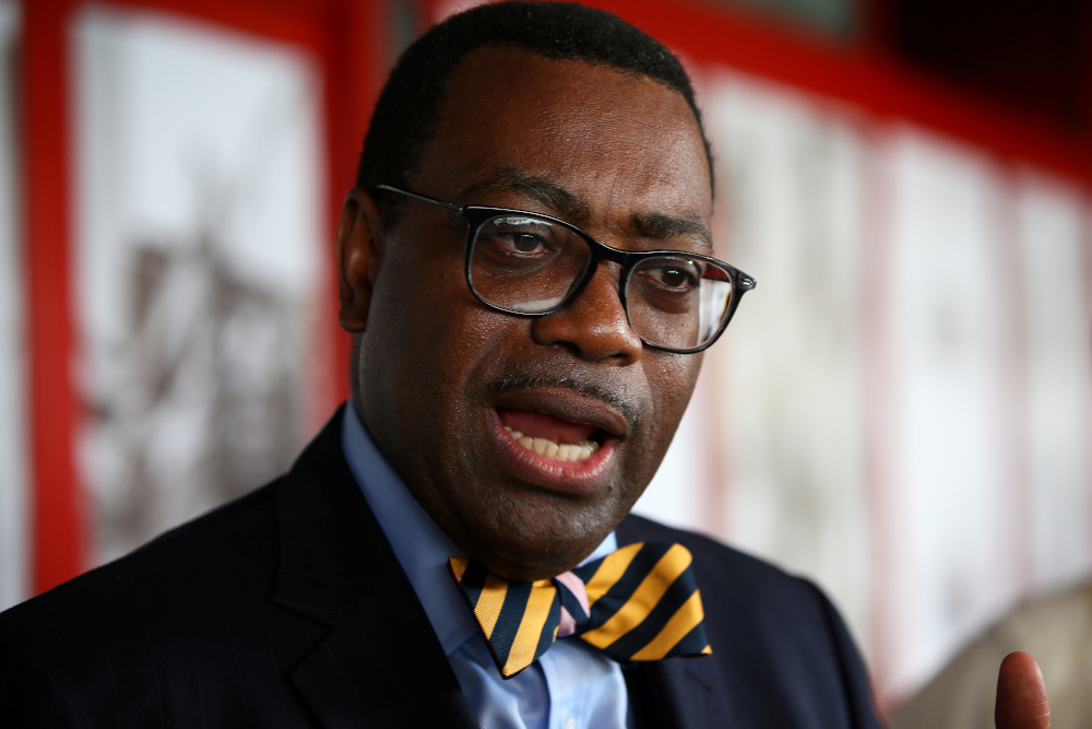 Akinwumi Adesina, president of the African Development Bank Group, speaks on the sidelines Tony Elumelu Foundation 2019 Entrepreneurship Forum in Abuja, Nigeria July 27, 2019. u00e2u20acu201d Reuters pic