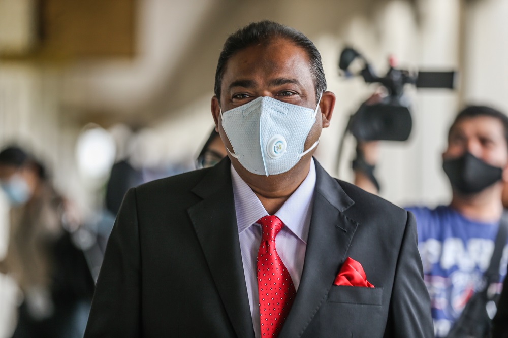 Datuk Seri Abdul Azeez Abdul Rahim is pictured at the Kuala Lumpur Court Complex August 19, 2020. u00e2u20acu2022 Picture by Firdaus Latif