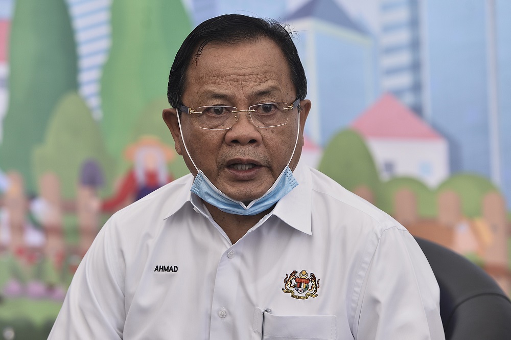 Deputy Housing and Local Government Minister Ahmad Hamzah speaks to reporters after launching her ministryu00e2u20acu2122s community garden pilot project at the Lembah Subang PPR flats in Kuala Lumpur August 15, 2020. u00e2u20acu2022 Picture by Miera Miera Zulyana