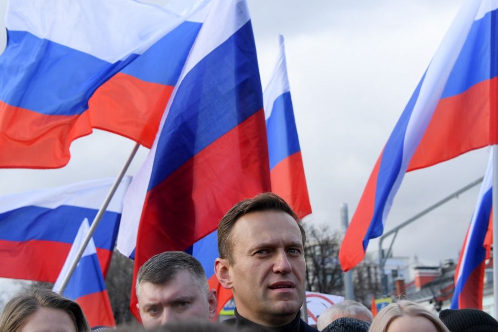 In this file photo taken on February 29, 2020 Russian opposition leader Alexei Navalny takes part in a march in memory of murdered Kremlin critic Boris Nemtsov in downtown Moscow. u00e2u20acu201d AFP pic