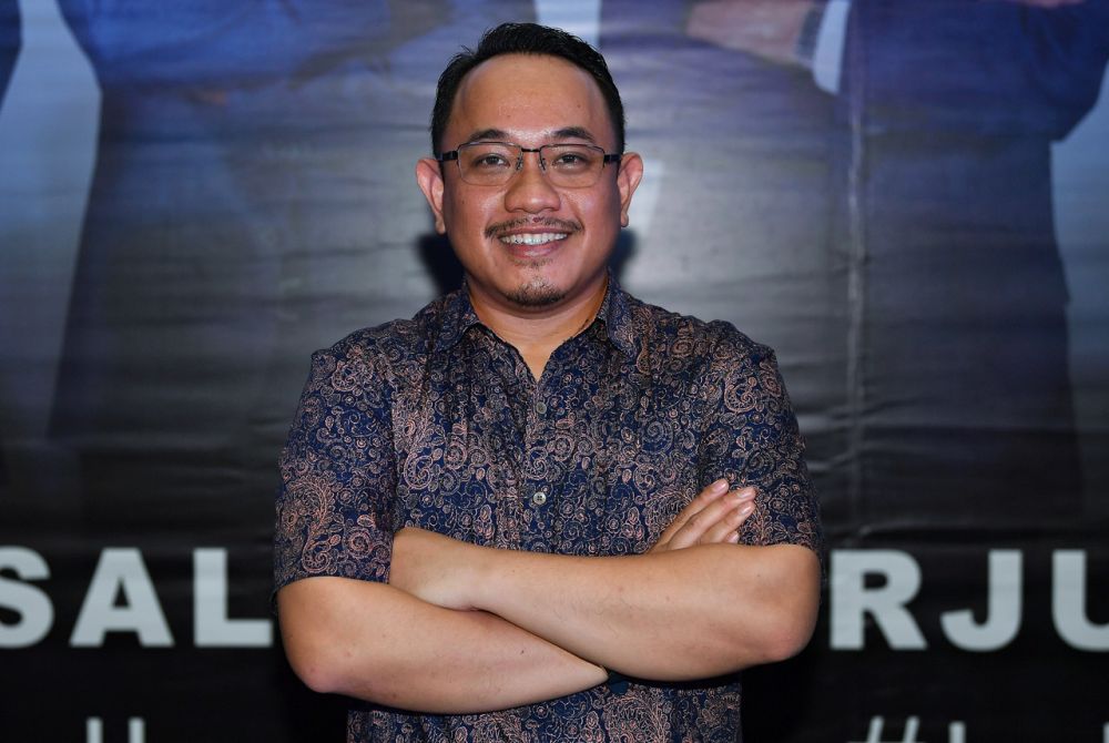 Pejuang's candidate for the Slim by-election Amir Khusyairi Mohamad Tanusi poses for the camera in Tanjung Malim August 12, 2020. u00e2u20acu201d Bernama pic