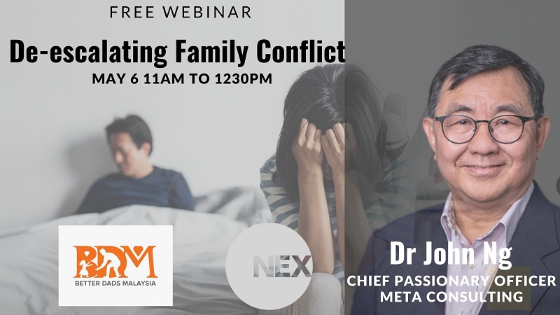 Better Dads Malaysia has also been organising free webinars on a variety of topics for members of the public to join. ― Picture by Jason Leong