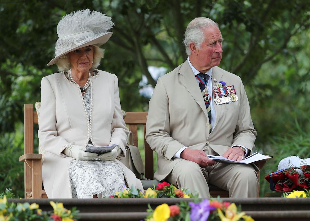 Britainu00e2u20acu2122s Prince Charles and Camilla, Duchess of Cornwall attend the VJ Day National Remembrance event, held at the National Memorial Arboretum in Staffordshire, Britain August 15, 2020. u00e2u20acu201dReuters picnnn