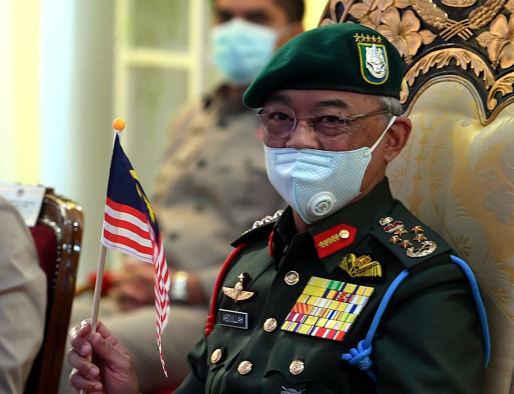 Yang di-Pertuan Agong Al-Sultan Abdulllah Riu00e2u20acu2122ayatuddin Al-Mustafa Billah Shah during the Merdeka Day celebration in Putrajaya August 31, 2020. u00e2u20acu201d Bernama pic