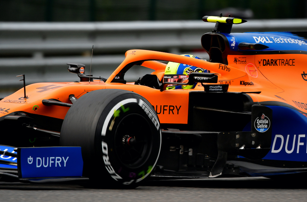 McLarenu00e2u20acu2122s Lando Norris during practice at the Belgium Grand Prix at the Spa-Francorchamps, Spa, Belgium, August 28, 2020. u00e2u20acu201d Reuters picnnn