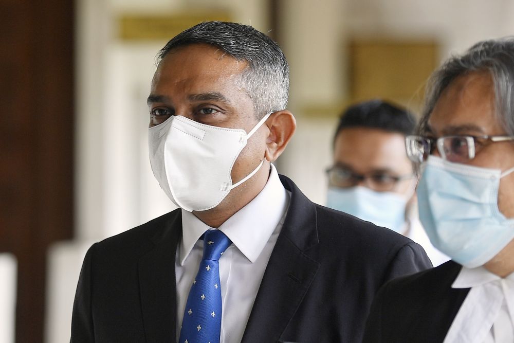Lawyer Datuk Mohd Hafarizam Harun is pictured at the Kuala Lumpur High Court August 3, 2020. u00e2u20acu201d Picture by Ahmad Zamzahuri
