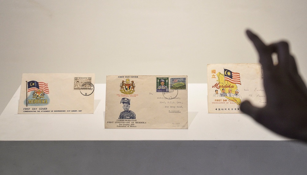 First day postcard covers and stamps are also presented in the muzium. 