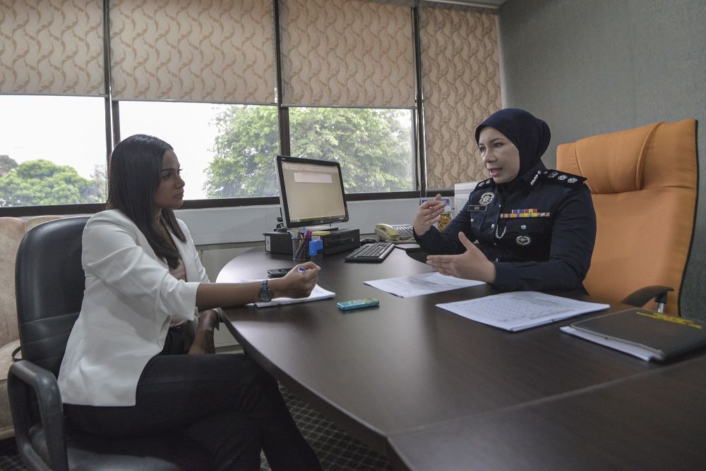 Bukit Aman sexual, women, and child investigation division principal assistant director, Superintendent Siti Kamsiah Hassan speaks to Malay Mail during an interview in Kuala Lumpur August 18, 2020 u00e2u20acu2022 Picture by Shafwan Zaidon