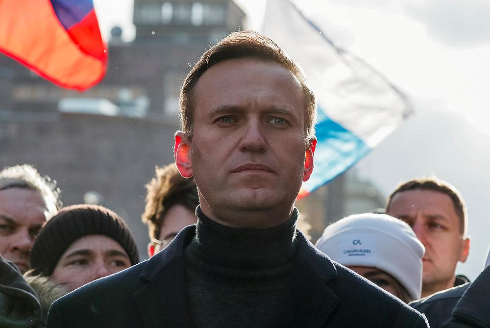 Russian opposition politician Alexei Navalny takes part in a rally in Moscow, Russia February 29, 2020. u00e2u20acu201d Reuters pic