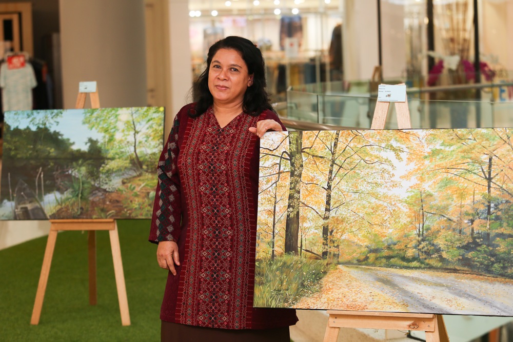 Local artist, Massalwa Jaffar artworks were heavily influenced by nature and wildlife.