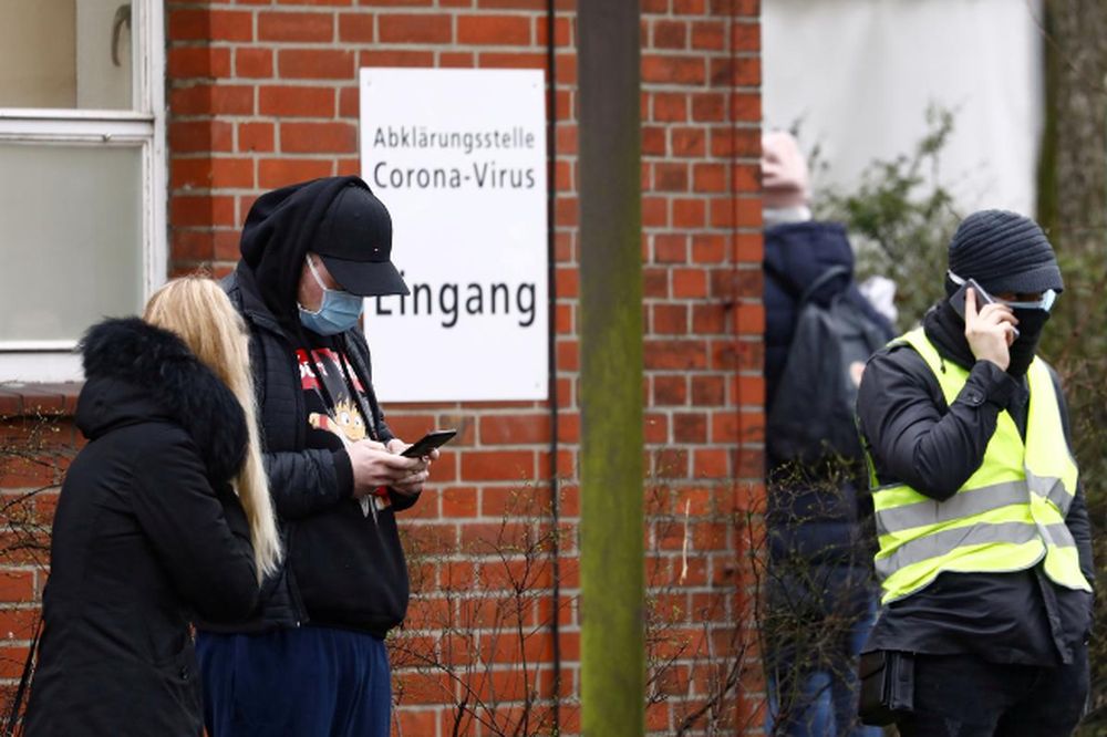 People wait outside a newly opened coronavirus disease (Covid-19) clearing up centre in Berlin, Germany March 9, 2020. u00e2u20acu201d Reuters pic