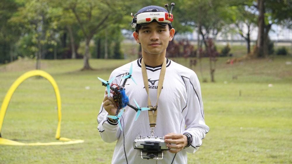 Muhammad Adam has been piloting race drones for five years now. — Picture by Arif Zikri