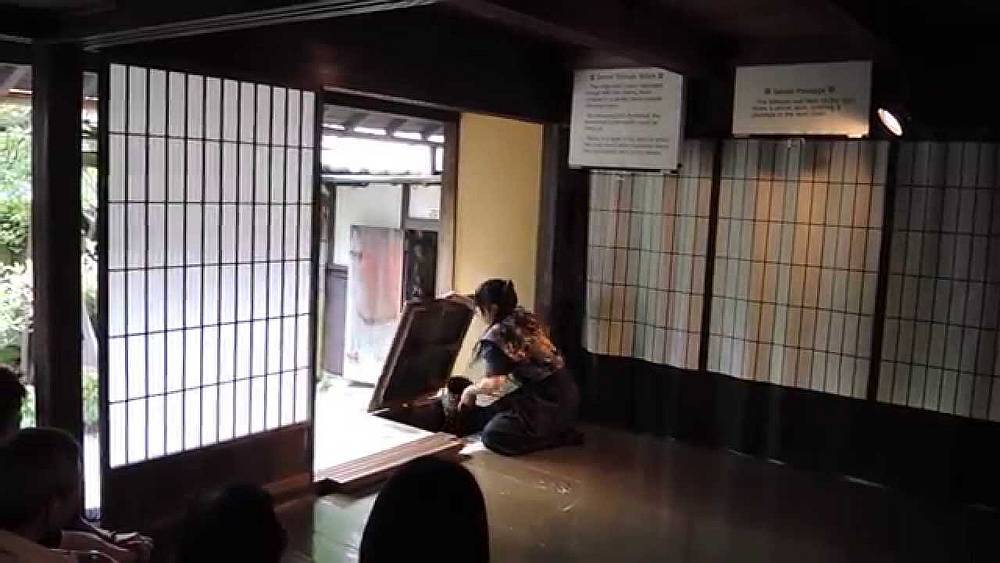 Screengrab of the Iga Ryu Ninja Museum in central Japan from YouTube.