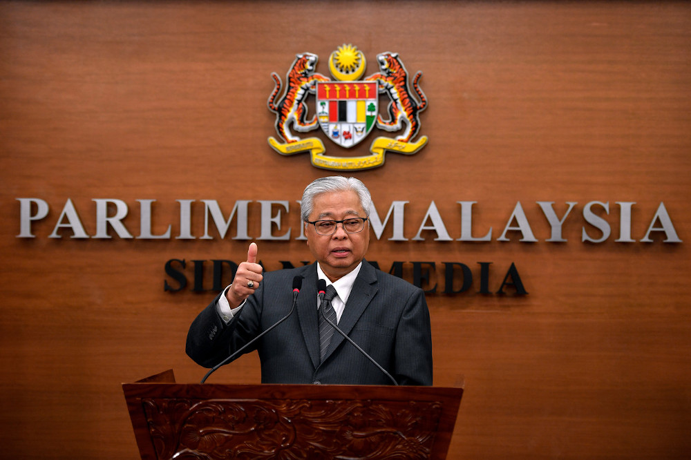 Senior Minister (Security Cluster) Datuk Seri Ismail Sabri Yaakob during a press conference at Parliament House in Kuala Lumpur, August 10, 2020. u00e2u20acu201d Bernama pic 