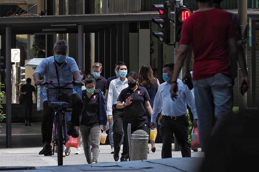Deputy Prime Minister Heng Swee Keat says the Jobs Support Scheme, which was first announced in Februaryu00e2u20acu2122s Budget and was to end in August, will be extended till March 2021. u00e2u20acu201d TODAY pic