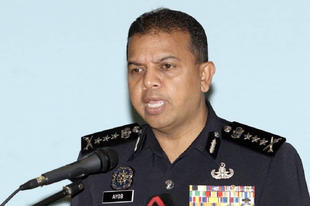 Johor police chief Datuk Ayob Khan Mydin Pitchay said the series of raids against the drug syndicate were carried out through a special week-long operation between starting August 11. u00e2u20acu201d Picture by Ben Tan