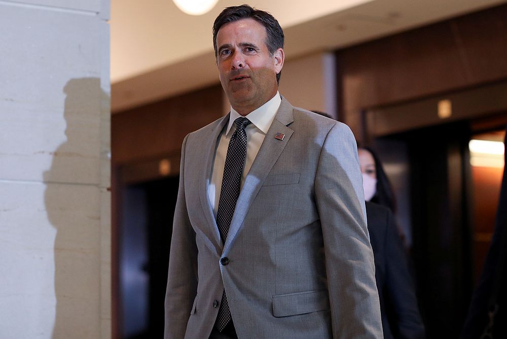 Director of National Intelligence John Ratcliffe arrives to brief congressional leaders on Capitol Hill in Washington July 2, 2020. u00e2u20acu201d Reuters pic