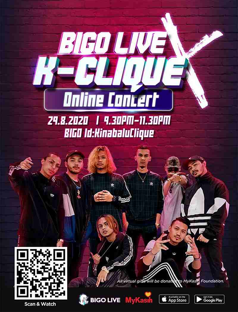 For K-Clique, the online charity concert is a way for them to give back to the people and show support to NGOs like the MyKasih Foundation. — Picture courtesy of K-Clique