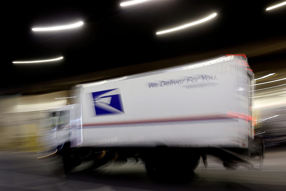 A US Postal Service (USPS) mail truck rolls into the Morgan General Mail Facility building in midtown Manhattan in New York August 13, 2020. u00e2u20acu201d Reuters pic
