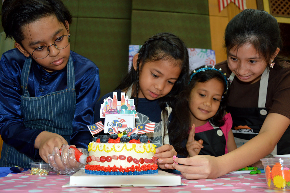 Thirty-three children of staffers of the Malaysian Embassy in Bangkok celebrate National Day August 30, 2020. u00e2u20acu201d Bernama pic 