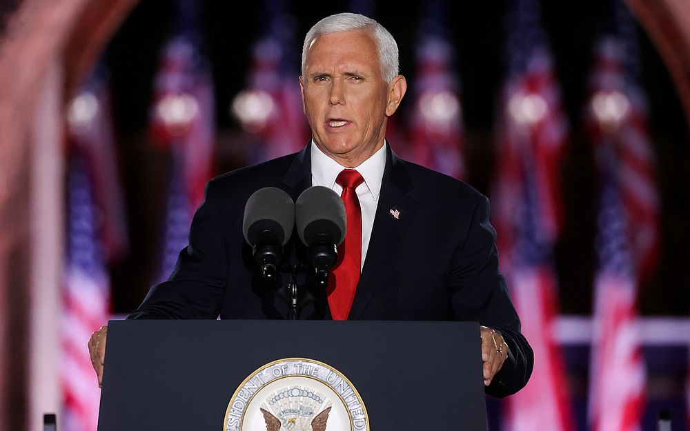 US Vice President Mike Pence delivers his acceptance speech during an event of the 2020 Republican National Convention held at Fort McHenry in Baltimore, Maryland August 26, 2020. u00e2u20acu201d Reuters pic