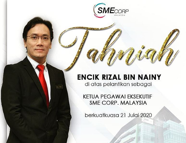 SME Corpu00e2u20acu2122s new chief executive officer Rizal Nainy u00e2u20acu201d Picture courtesy of facebook.com/smecorpmalaysia