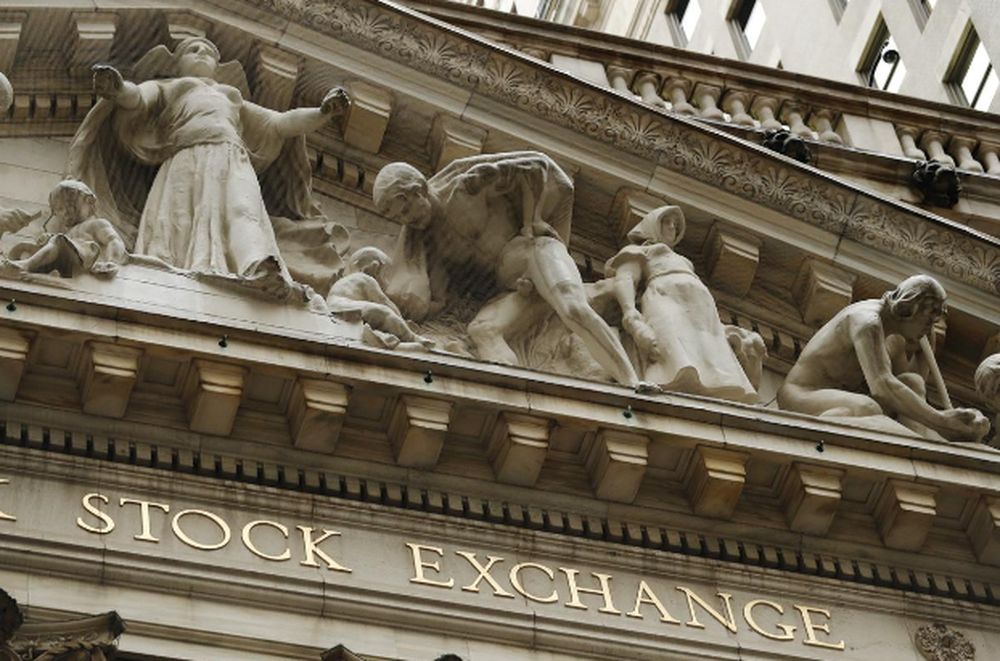An exterior view of the facade on the outside the New York Stock Exchange building in New York City, New York, US, March 13, 2020. u00e2u20acu201d Reuters pic