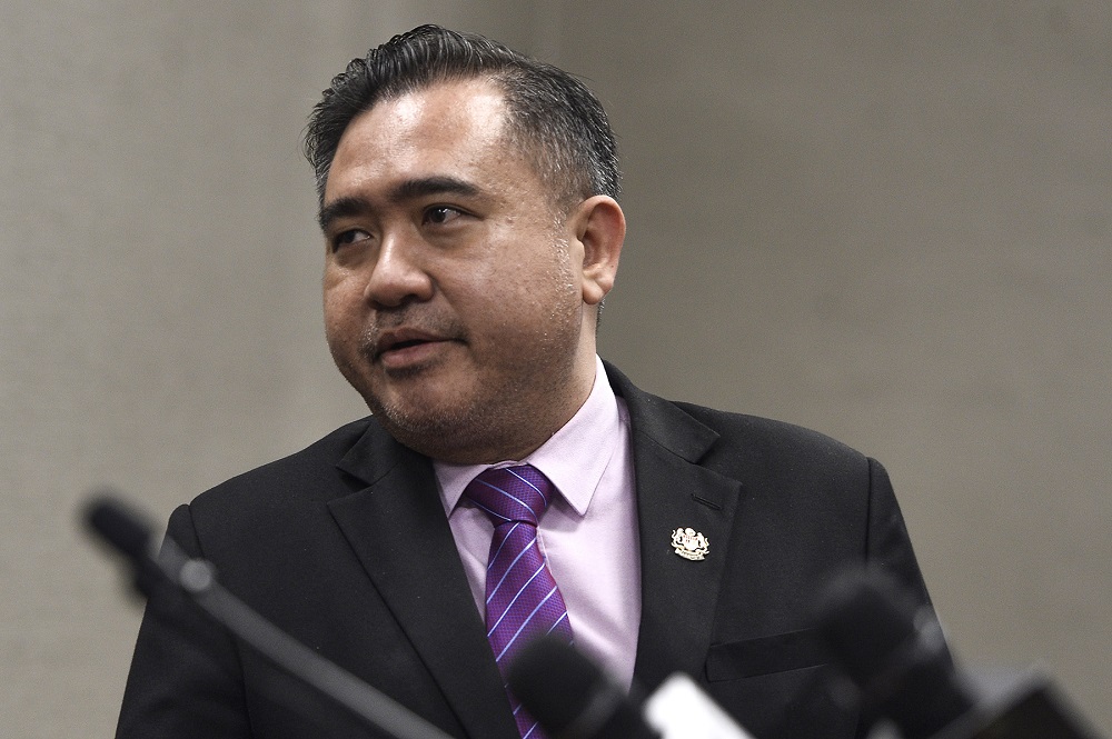 Anthony Loke speaks during a press conference at Parliament in Kuala Lumpur August 18, 2020. ― Picture by Miera Zulyana