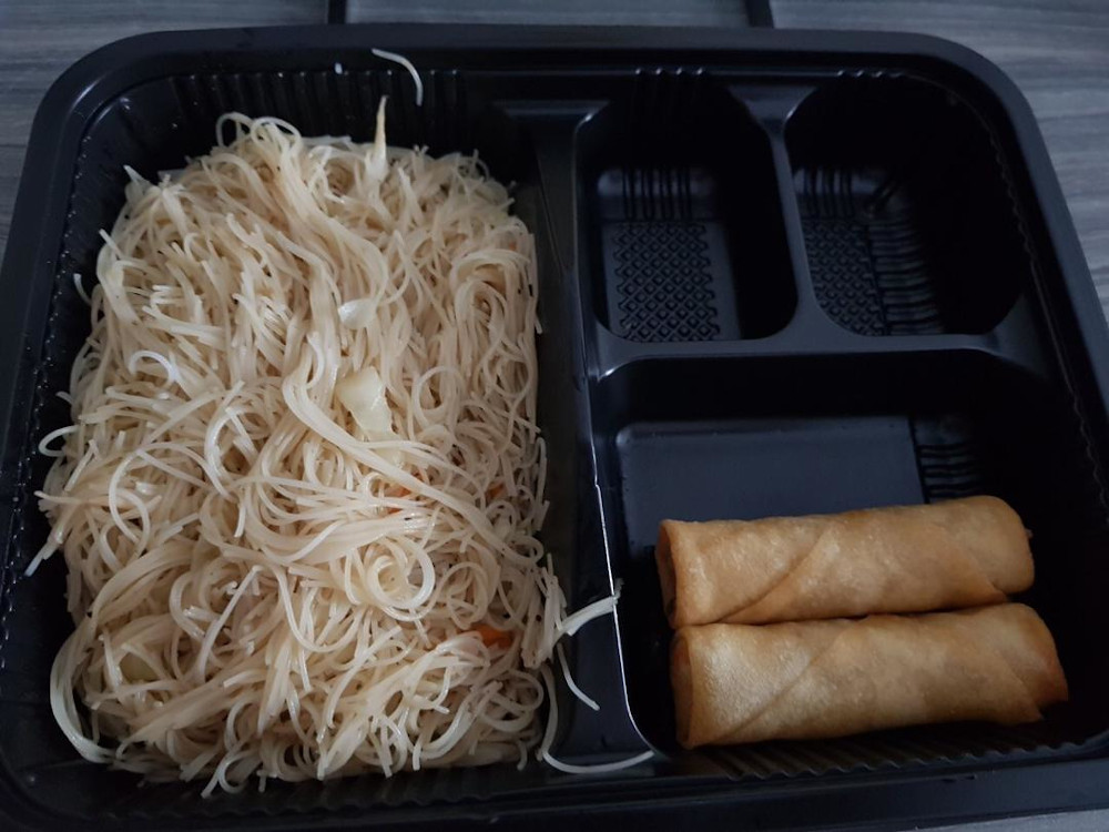 A vegetarian meal served at a quarantine centre in Penang. u00e2u20acu201d Picture courtesy of Nicholas Theng 