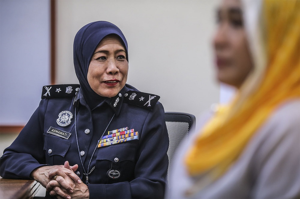 Asmawati says 301 eligible female officers took part in the self-screening last month but many more were keen to get tested thanks to its quick and painless process. 