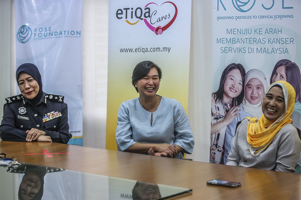 The programme kicked off in Kelantan last month and will travel nationwide to ensure all eligible female officers in the B40 group will be screened. 